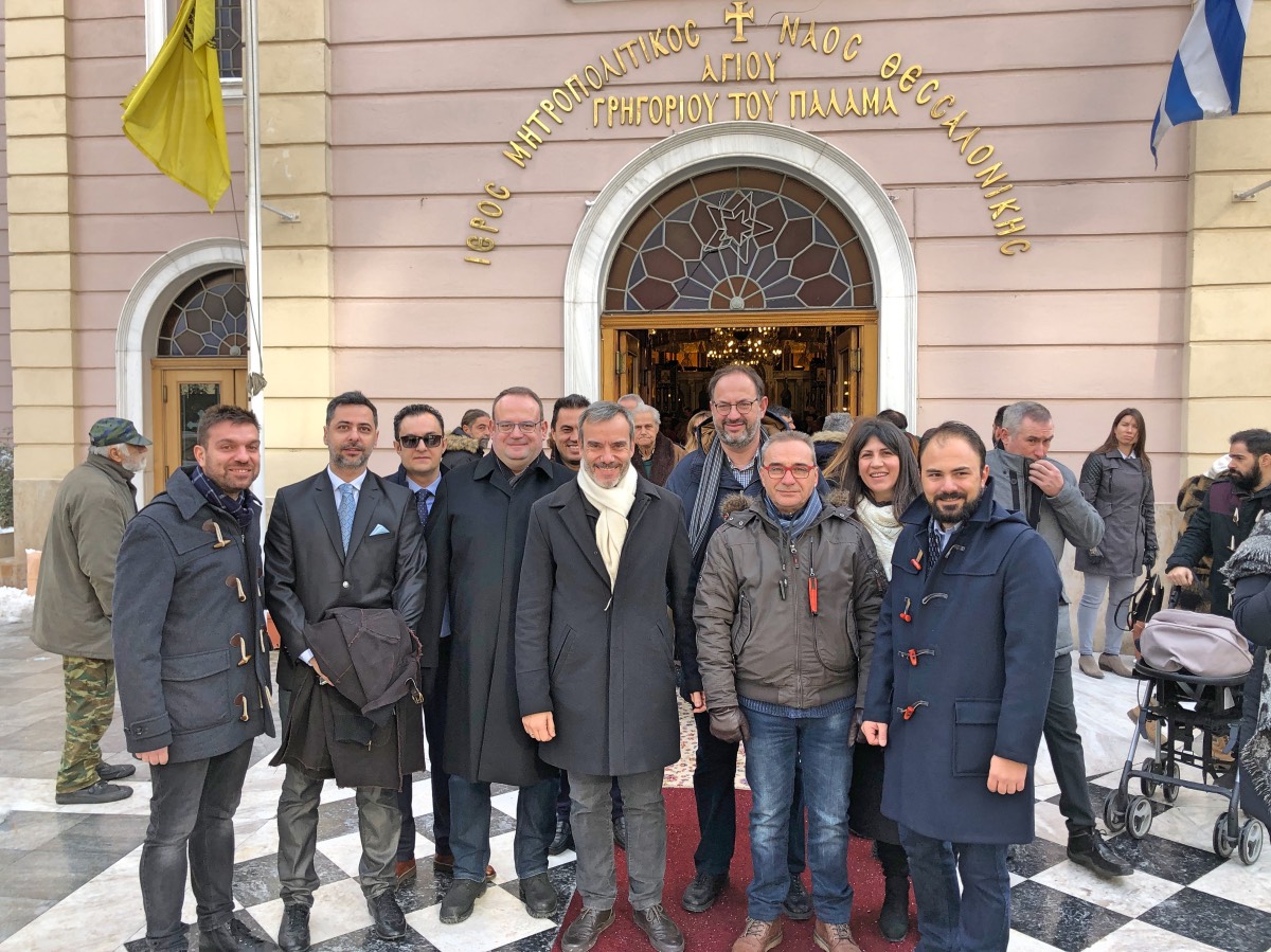 Read more about the article Η παράταξη «ΝΑΙ στη ΘΕΣΣΑΛΟΝΙΚΗ» στην Ιερά Μητρόπολη Θεσσαλονίκης και ακολούθως στην τελετή κατάδυσης του Τιμίου Σταυρού στην παραλία της Θεσσαλονίκης