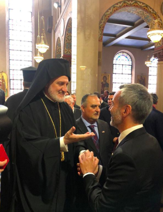 Read more about the article Στην ενθρόνιση του Αρχιεπισκόπου Αμερικής