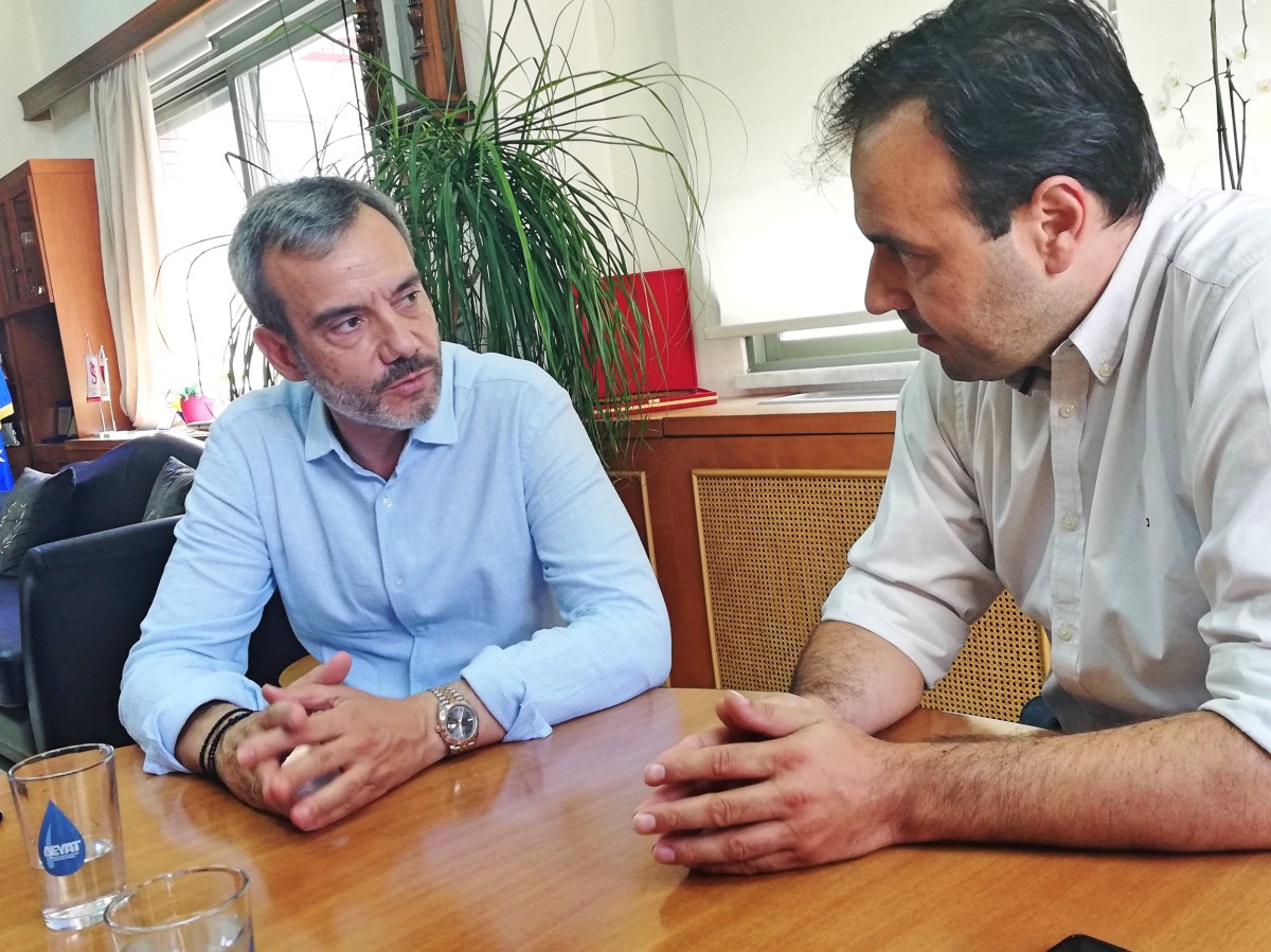 Read more about the article Επίσκεψη Ζέρβα στον Δήμο Τρικκαίων και σύναντηση με τον Δήμαρχο Παπαστεργίου