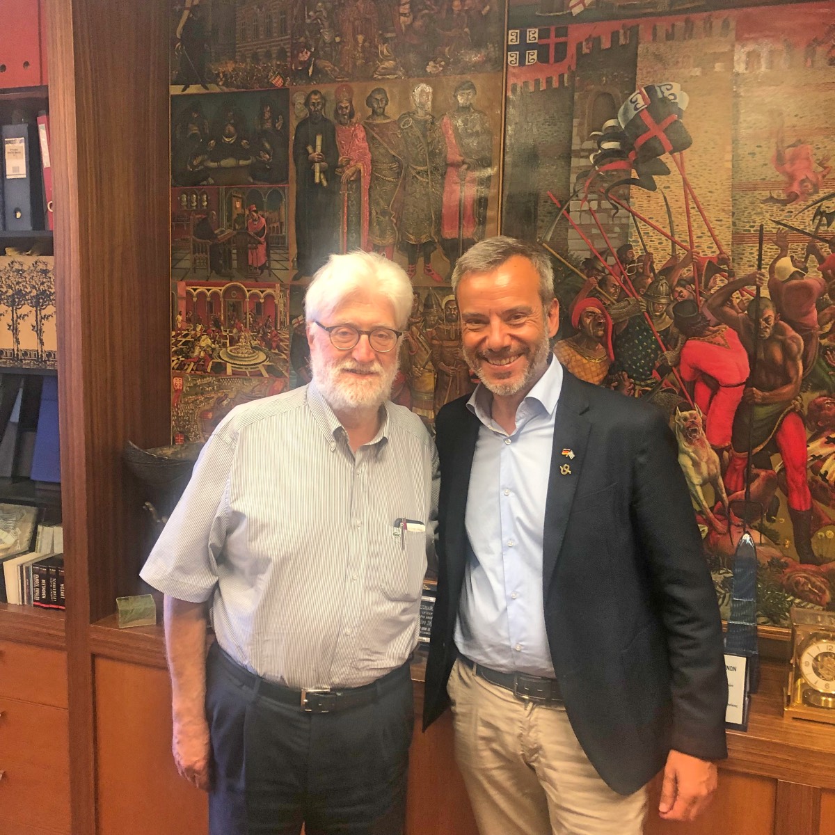 Read more about the article Συνάντηση Κων. Ζέρβα με τον εκλεγμένο δήμαρχο του Δήμου Ιωαννιτών Μωυσή Ελισάφ