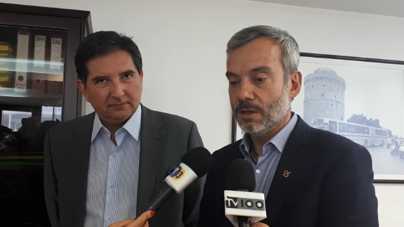 Read more about the article Ο δήμαρχος Θεσσαλονίκης Κ. Ζέρβας στο ΔΣ του ΟΑΣΘ