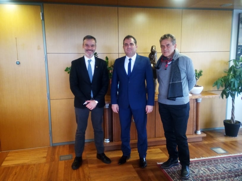 Read more about the article Εθιμοτυπική συνάντηση του Δημάρχου Θεσσαλονίκης Κ. Ζέρβα με τον Δήμαρχο Καλαμάτας Θανάση Βασιλόπουλο