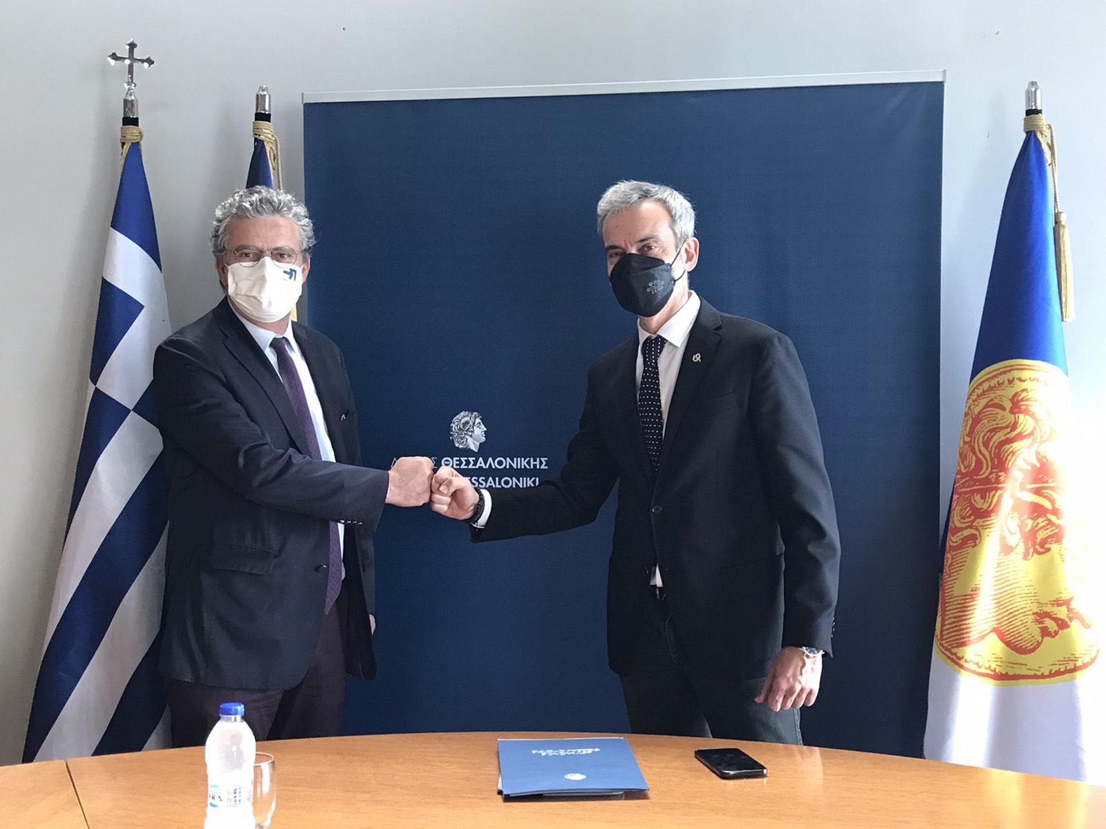 Read more about the article Συνάντηση του Δημάρχου Θεσσαλονίκης Κωνσταντίνου Ζέρβα με τον Συνήγορο του Πολίτη Ανδρέα Ποττάκη