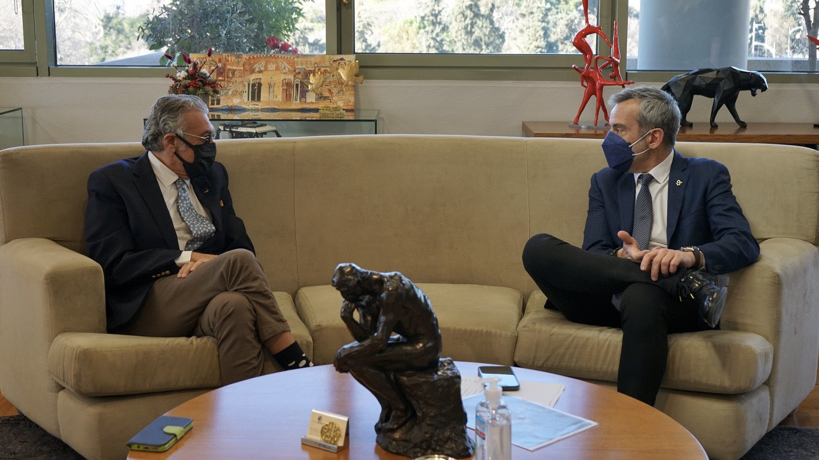 Read more about the article Συνάντηση του Δημάρχου Θεσσαλονίκης Κωνσταντίνου Ζέρβα με τον Πρόεδρο της Ισραηλιτικής Κοινότητας Θεσσαλονίκης Δαυίδ Σαλτιέλ