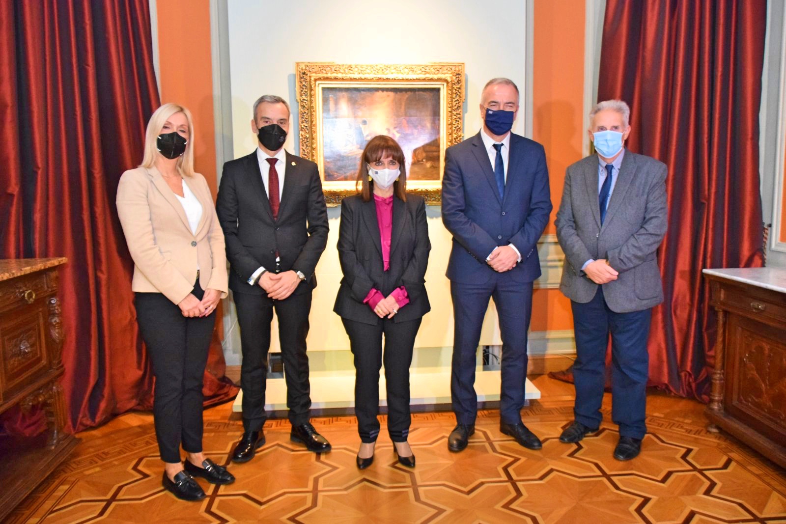 Read more about the article Η Πρόεδρος της Δημοκρατίας, παρουσία Ζέρβα και Καλαφάτη, στην επετειακή έκθεση “Νικόλαος Γύζης – 120 χρόνια από τον θάνατό του”