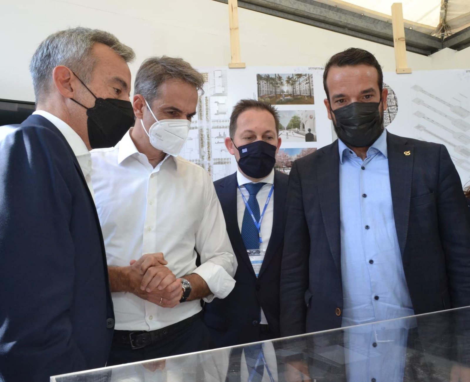 Read more about the article Ο Πρωθυπουργός Κ. Μητσοτάκης στο περίπτερο του Δήμου Θεσσαλονίκης στην 85η ΔΕΘ