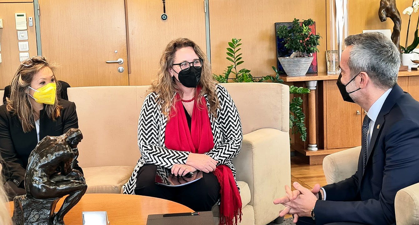 Read more about the article Συνάντηση του Δημάρχου Θεσσαλονίκης Κωνσταντίνου Ζέρβα με τη Βοηθό Υφυπουργό Εξωτερικών των ΗΠΑ Έρικα Όλσον