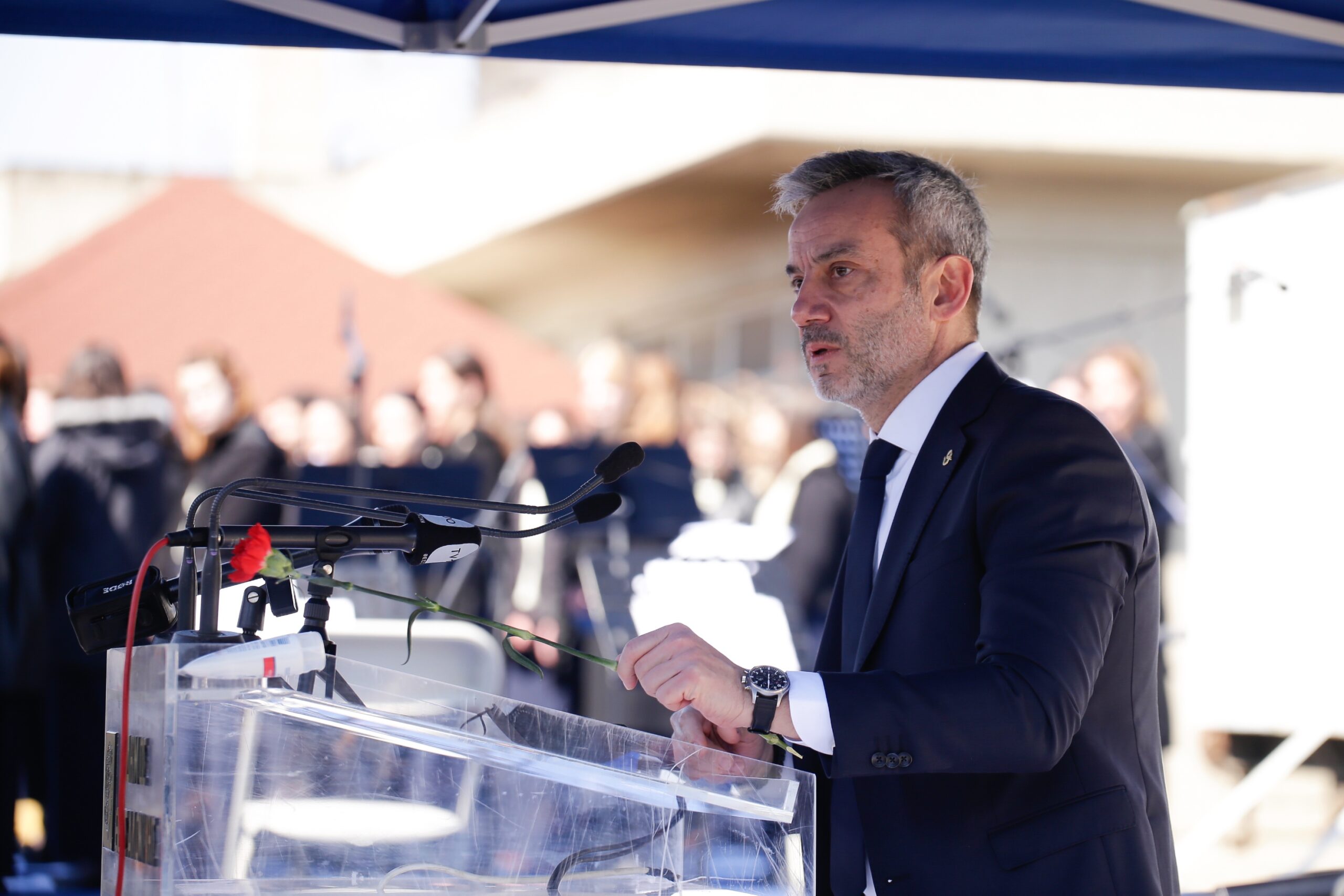 Read more about the article Κ. Ζέρβας: «Η συλλογική μνήμη είναι η πιο ασφαλής κιβωτός – Φωνάζουμε το ‘ΠΟΤΕ ΞΑΝΑ’ ως τιμή αλλά κι ως δίδαγμα για τις γενιές που έρχονται»