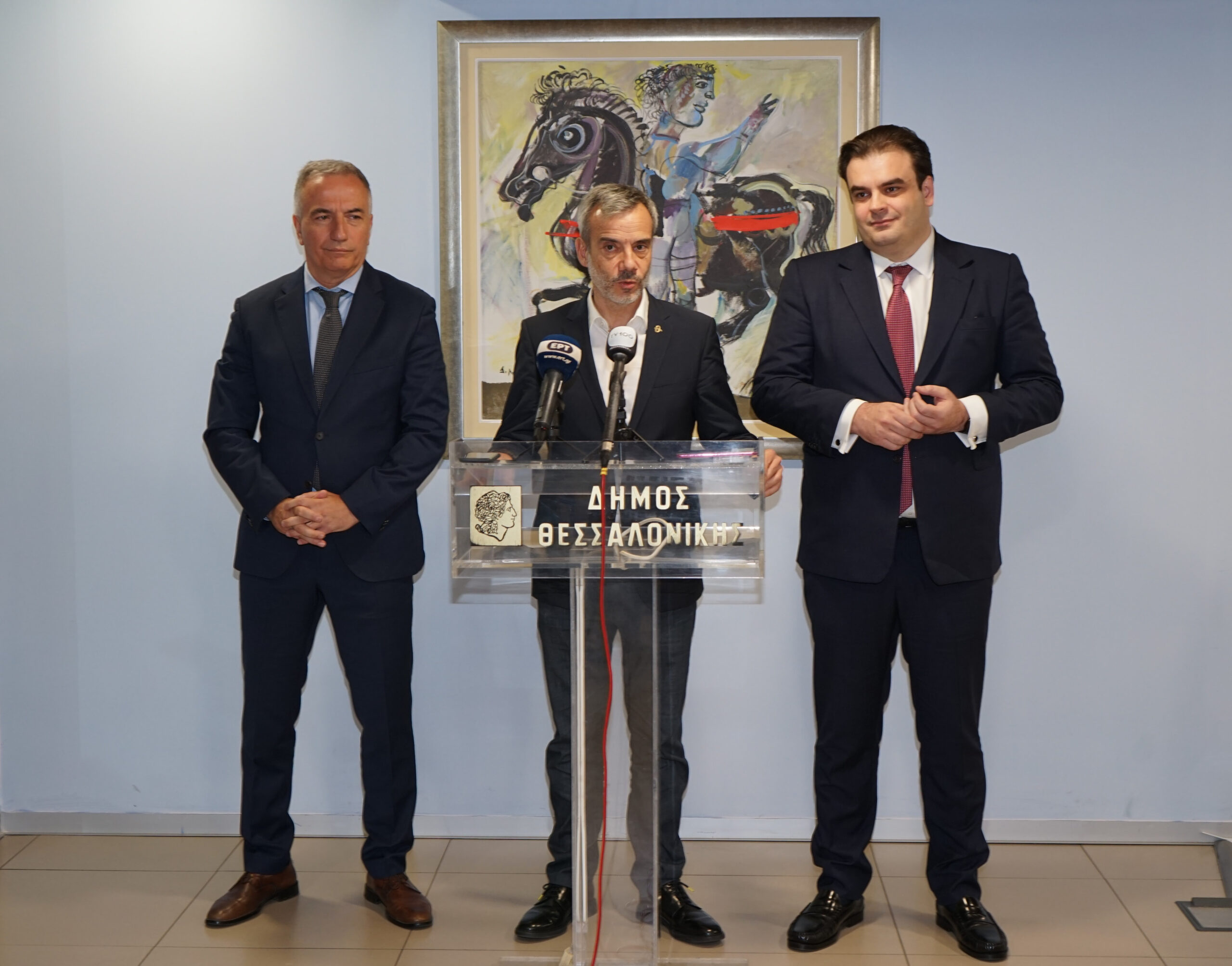 Read more about the article Συνάντηση του Δημάρχου Θεσσαλονίκης Κωνσταντίνου Ζέρβα με τον Υπουργό Ψηφιακής Διακυβέρνησης Κυριάκο Πιερρακάκη: Πακέτο έργων 20 εκατ. ευρώ για τον Δήμο Θεσσαλονίκης στον τομέα των έξυπνων πόλεων